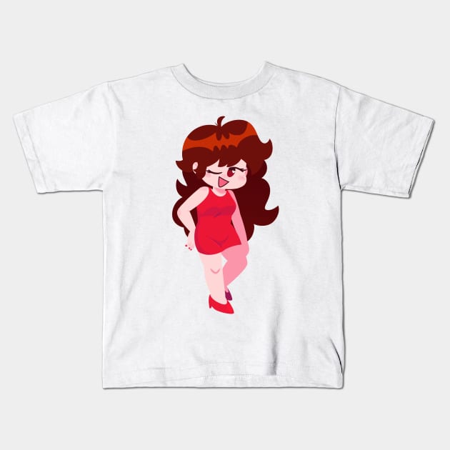 FNF Girlfriend Kids T-Shirt by PuppyRelp